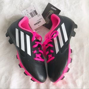 Adidas Conquisto FG J Black / White / Pink